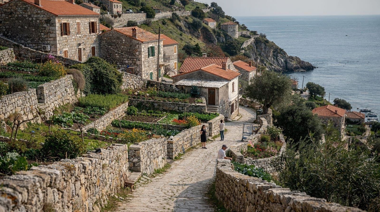Njivice: a mountain village above the Bay of Kotor
