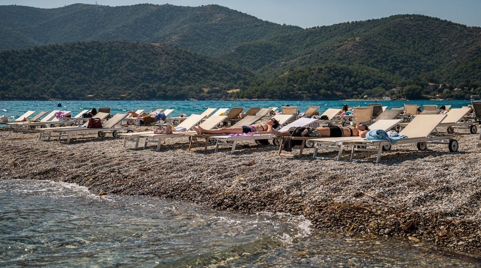 Jaz Beach: naturist, family and beach club zones near Budva