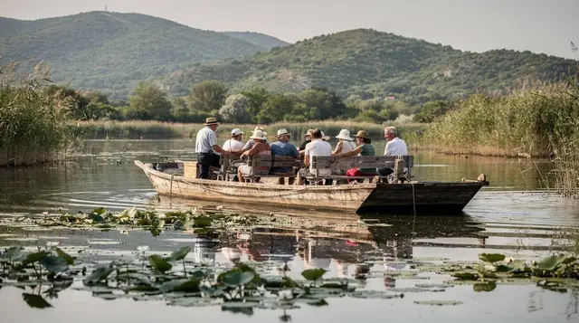 Lake Skadar boat tour: canals, water lilies and pelicans