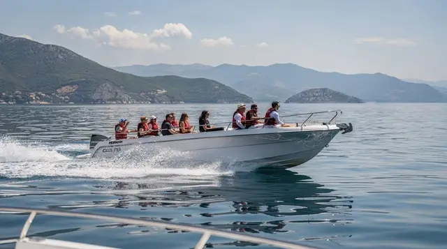 Tivat to the Blue Cave by speedboat: the faster route out of the bay
